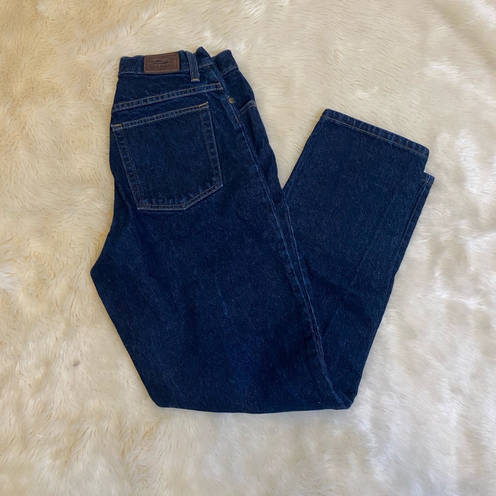 LL been woman’s dark blue jeans size 10MT